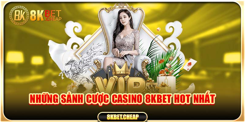 Sảnh casino 8kbet Evolution với quy mô lớn